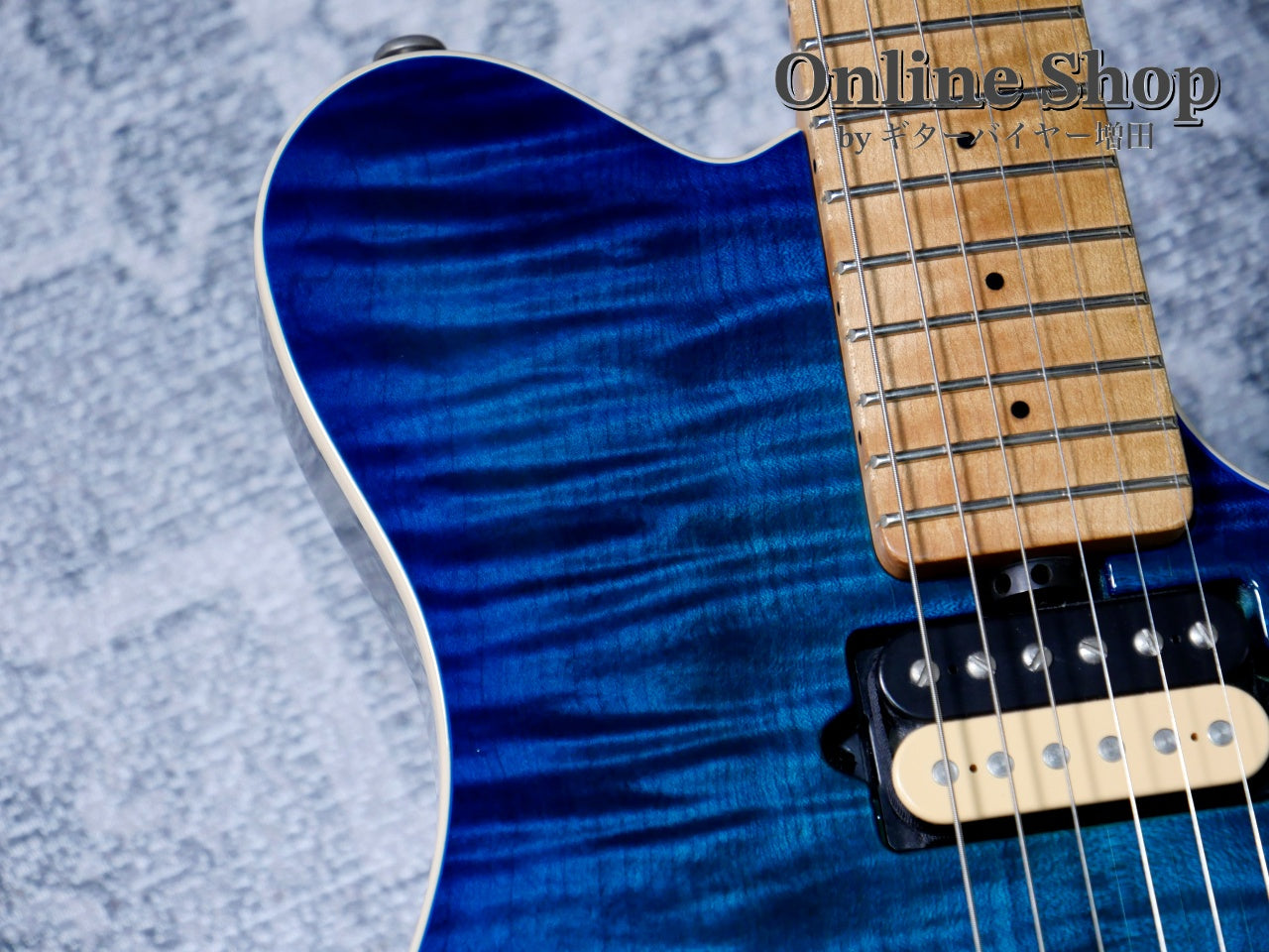 USED 2016 Musicman Axis Balboa Blue Flame