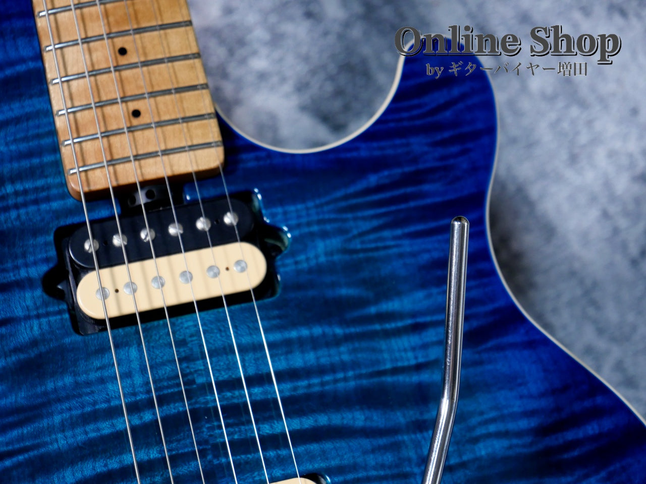 USED 2016 Musicman Axis Balboa Blue Flame