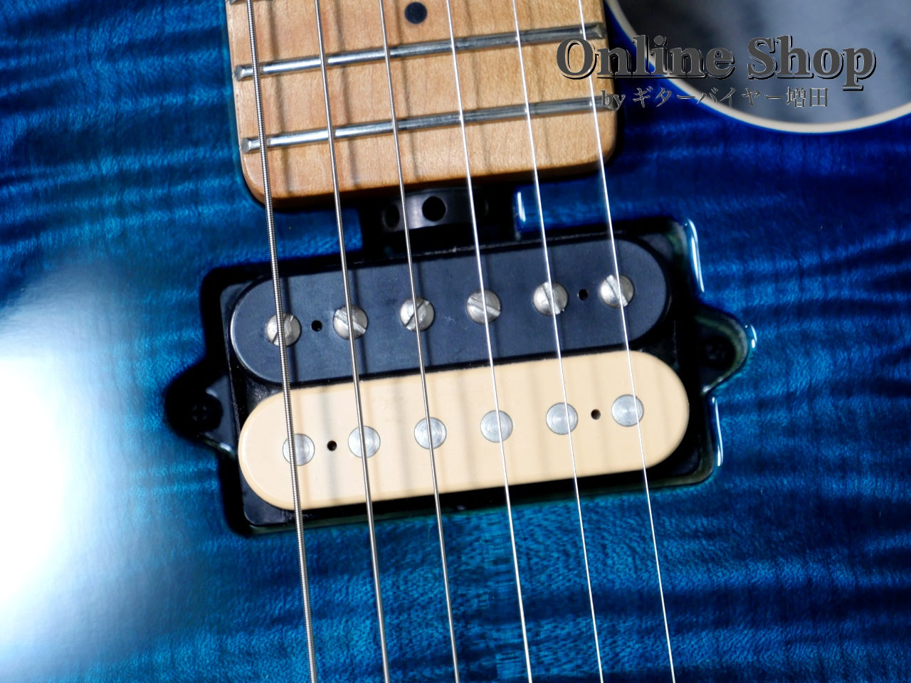 USED 2016 Musicman Axis Balboa Blue Flame