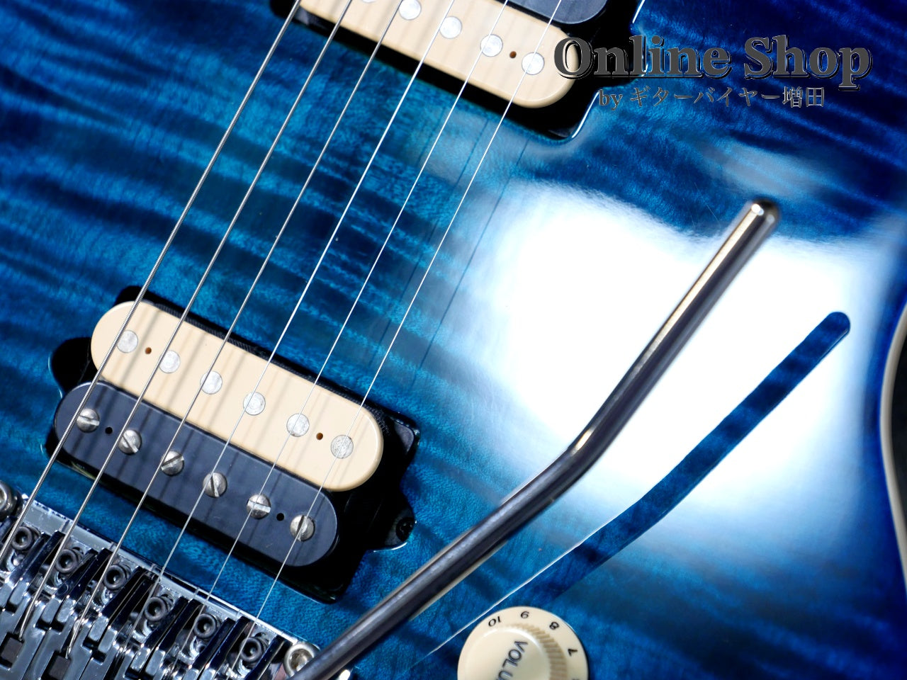 USED 2016 Musicman Axis Balboa Blue Flame