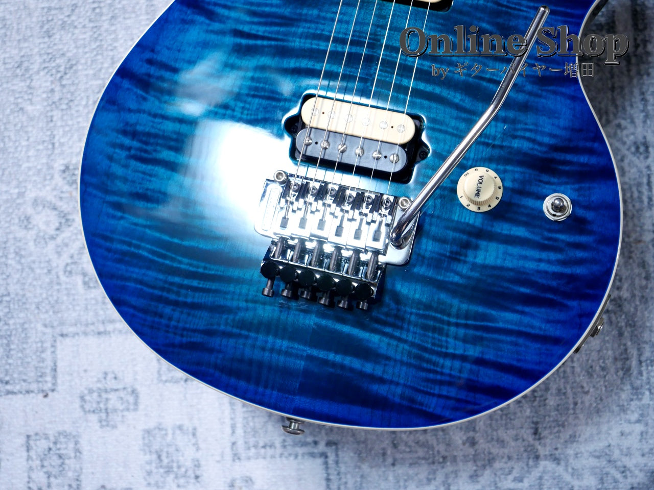 USED 2016 Musicman Axis Balboa Blue Flame