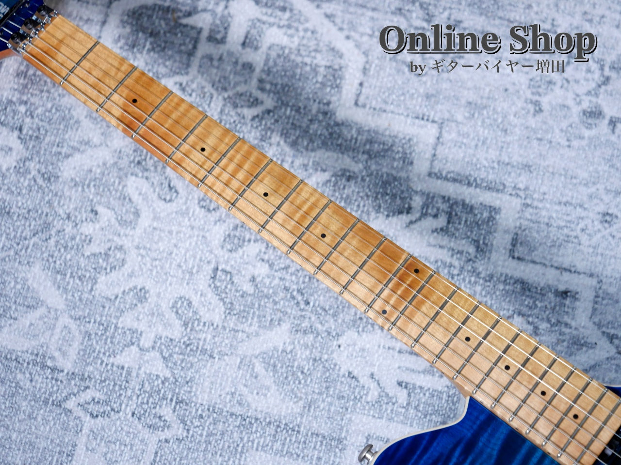 USED 2016 Musicman Axis Balboa Blue Flame