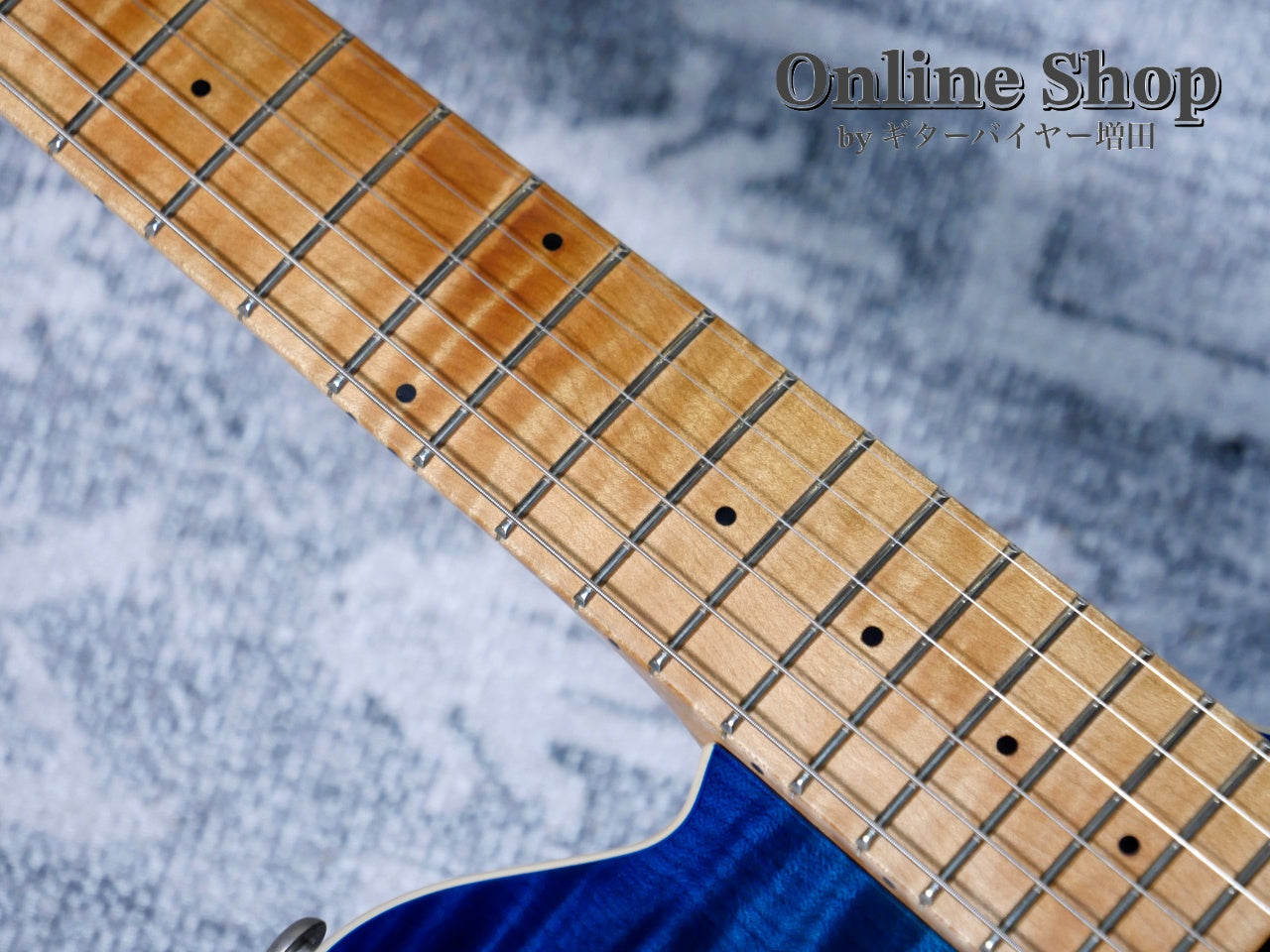 USED 2016 Musicman Axis Balboa Blue Flame