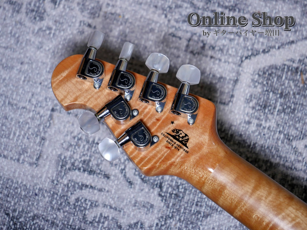 USED 2016 Musicman Axis Balboa Blue Flame