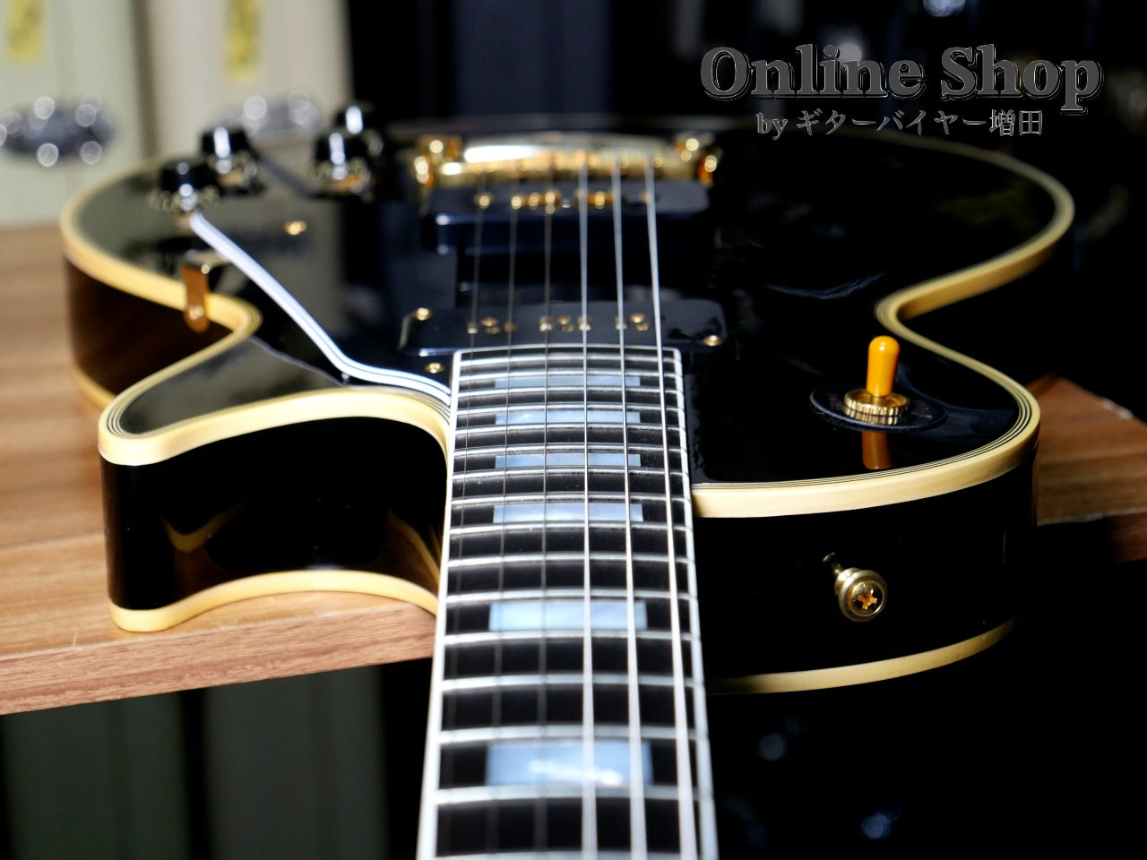 USED 2025 Gibson Custom Shop Historic Collection 1954 Les Paul Custom Staple Pickup Reissue Ebony VOS