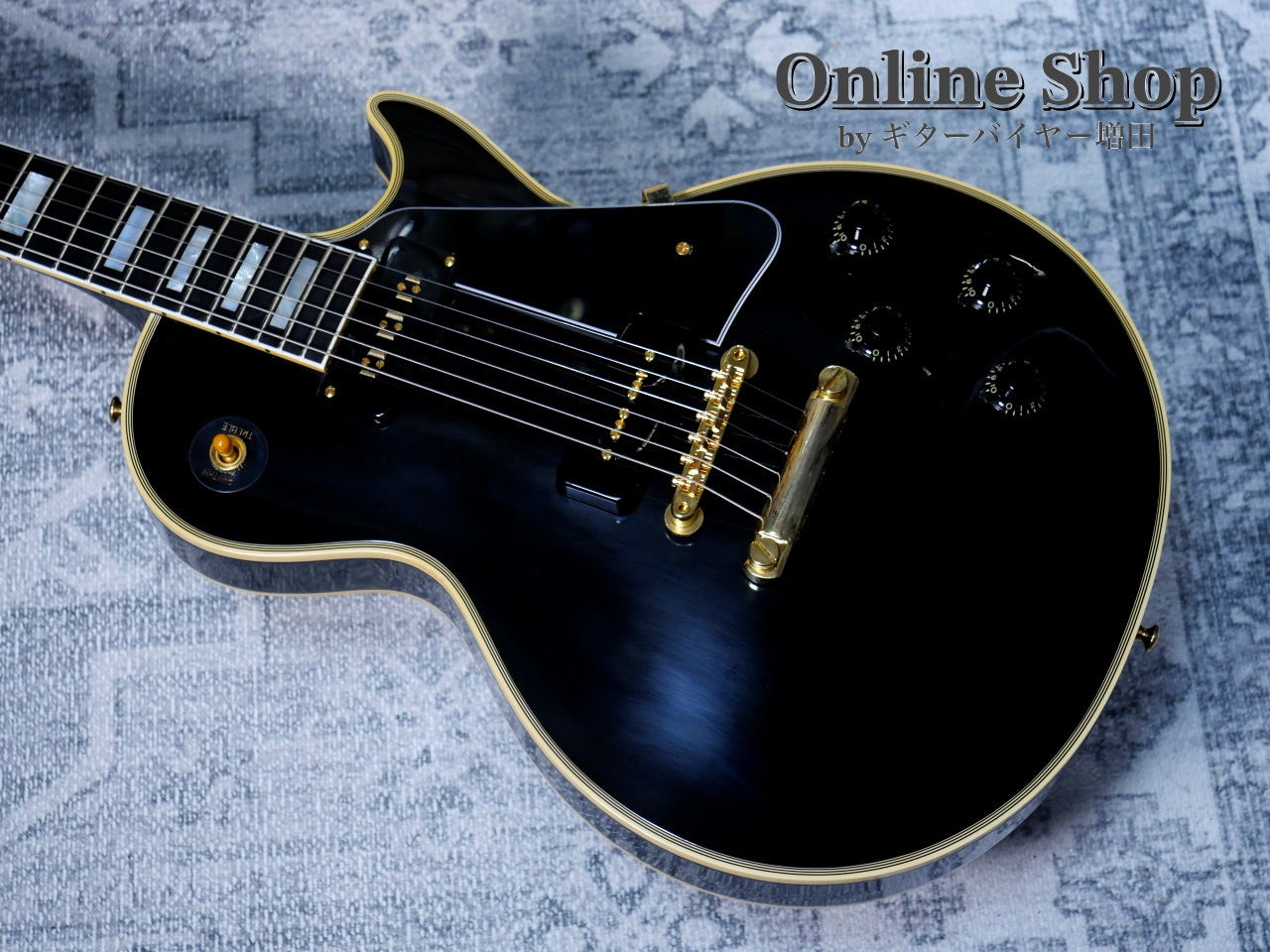 USED 2025 Gibson Custom Shop Historic Collection 1954 Les Paul Custom Staple Pickup Reissue Ebony VOS