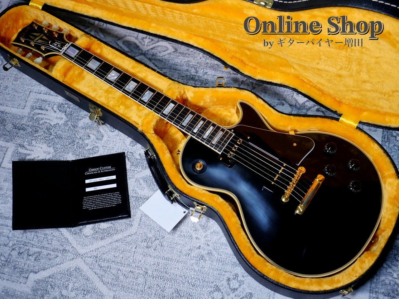 USED 2025 Gibson Custom Shop Historic Collection 1954 Les Paul Custom Staple Pickup Reissue Ebony VOS