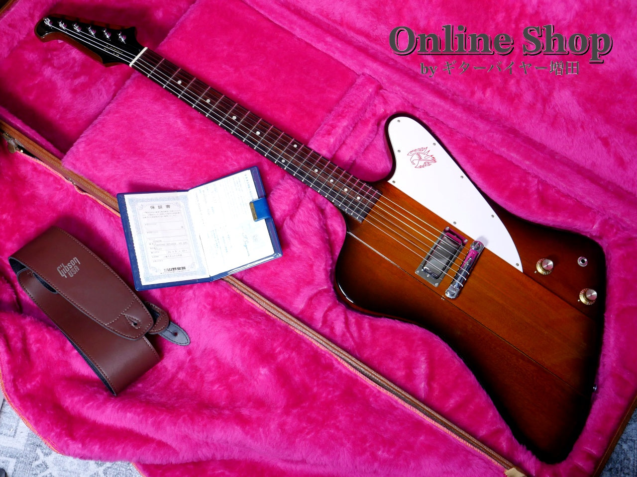 USED 1990 Gibson Custom Shop Edition Firebird Reissue 1PU Vintage Sunburst