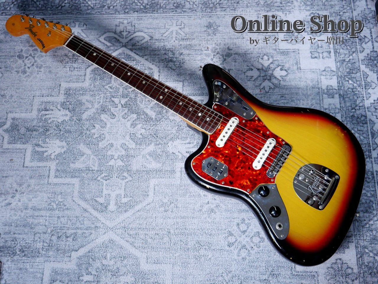 【商談中】VINTAGE 1966 Fender Jaguar Sunburst Left Handed "Birdseye Neck"