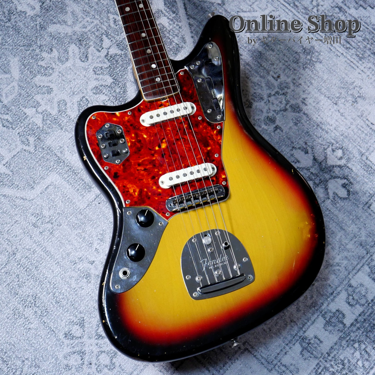 【商談中】VINTAGE 1966 Fender Jaguar Sunburst Left Handed "Birdseye Neck"