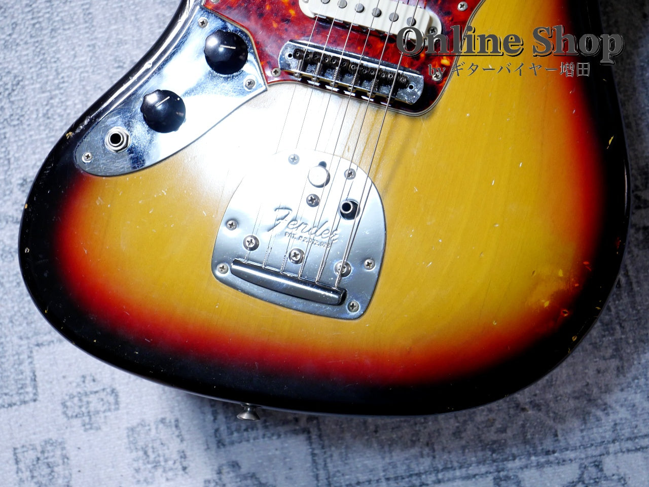 VINTAGE 1966 Fender Jaguar Sunburst Left Handed 