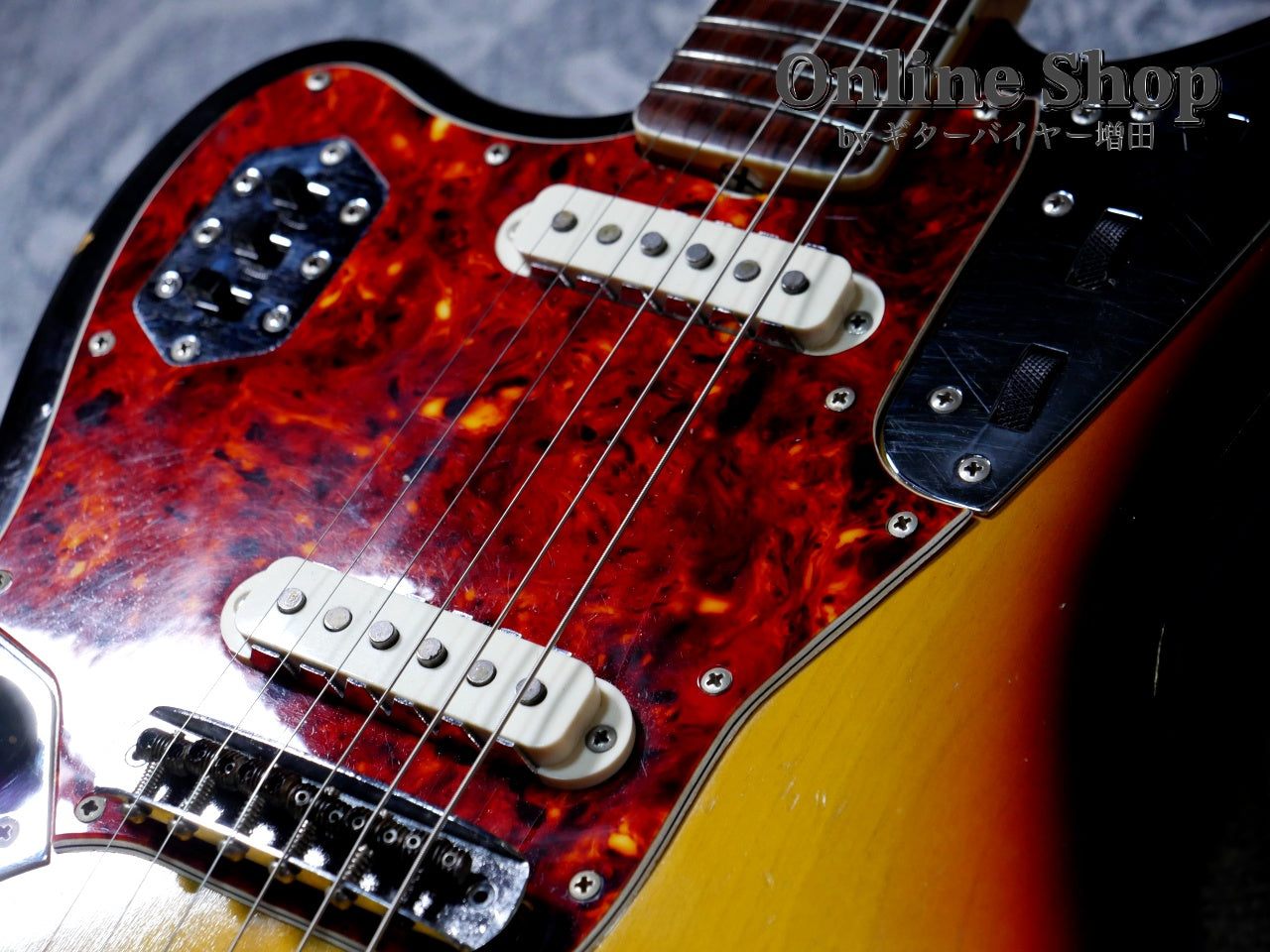 VINTAGE 1966 Fender Jaguar Sunburst Left Handed 