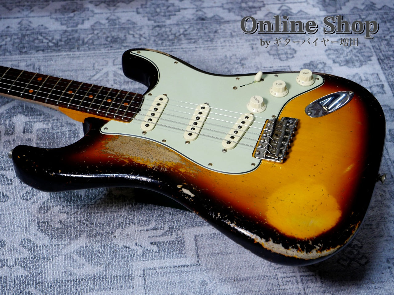 【商談中】USED 2023 Fender Custom Shop Limited Edition 1959 Stratocaster Super Heavy Relic Super Faded Aged Chocolate 3-Color Sunburst