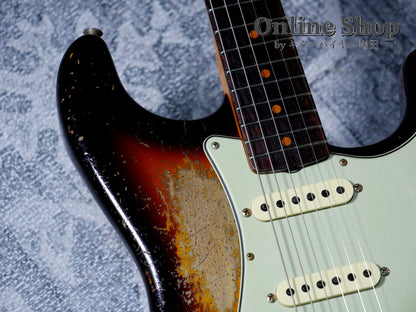 【商談中】USED 2023 Fender Custom Shop Limited Edition 1959 Stratocaster Super Heavy Relic Super Faded Aged Chocolate 3-Color Sunburst