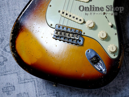 【商談中】USED 2023 Fender Custom Shop Limited Edition 1959 Stratocaster Super Heavy Relic Super Faded Aged Chocolate 3-Color Sunburst