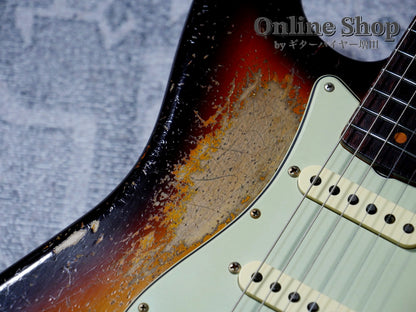 【商談中】USED 2023 Fender Custom Shop Limited Edition 1959 Stratocaster Super Heavy Relic Super Faded Aged Chocolate 3-Color Sunburst