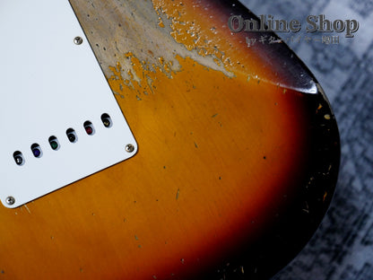 【商談中】USED 2023 Fender Custom Shop Limited Edition 1959 Stratocaster Super Heavy Relic Super Faded Aged Chocolate 3-Color Sunburst