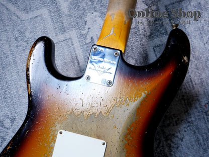 【商談中】USED 2023 Fender Custom Shop Limited Edition 1959 Stratocaster Super Heavy Relic Super Faded Aged Chocolate 3-Color Sunburst