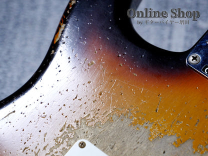 【商談中】USED 2023 Fender Custom Shop Limited Edition 1959 Stratocaster Super Heavy Relic Super Faded Aged Chocolate 3-Color Sunburst