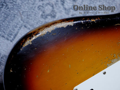 【商談中】USED 2023 Fender Custom Shop Limited Edition 1959 Stratocaster Super Heavy Relic Super Faded Aged Chocolate 3-Color Sunburst