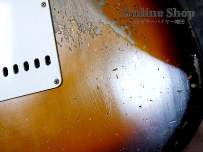 【商談中】USED 2023 Fender Custom Shop Limited Edition 1959 Stratocaster Super Heavy Relic Super Faded Aged Chocolate 3-Color Sunburst