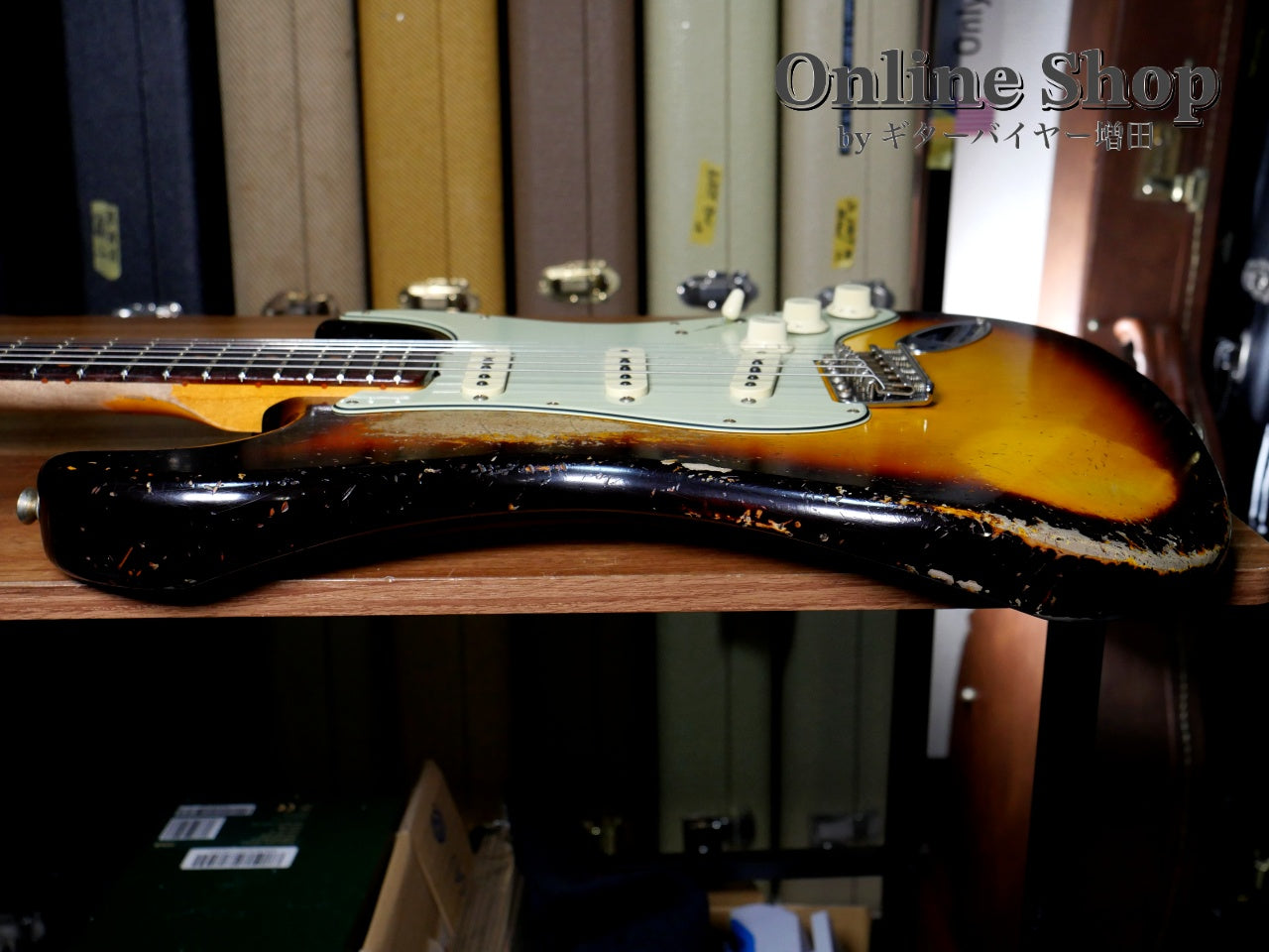 【商談中】USED 2023 Fender Custom Shop Limited Edition 1959 Stratocaster Super Heavy Relic Super Faded Aged Chocolate 3-Color Sunburst