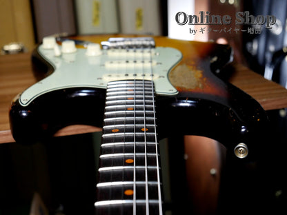 【商談中】USED 2023 Fender Custom Shop Limited Edition 1959 Stratocaster Super Heavy Relic Super Faded Aged Chocolate 3-Color Sunburst