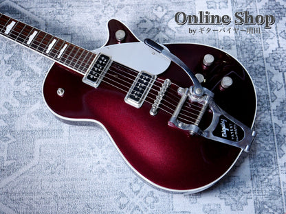 USED 2020 Gretsch G6128T Players Edition Jet DS with Bigsby Dark Cherry Metallic