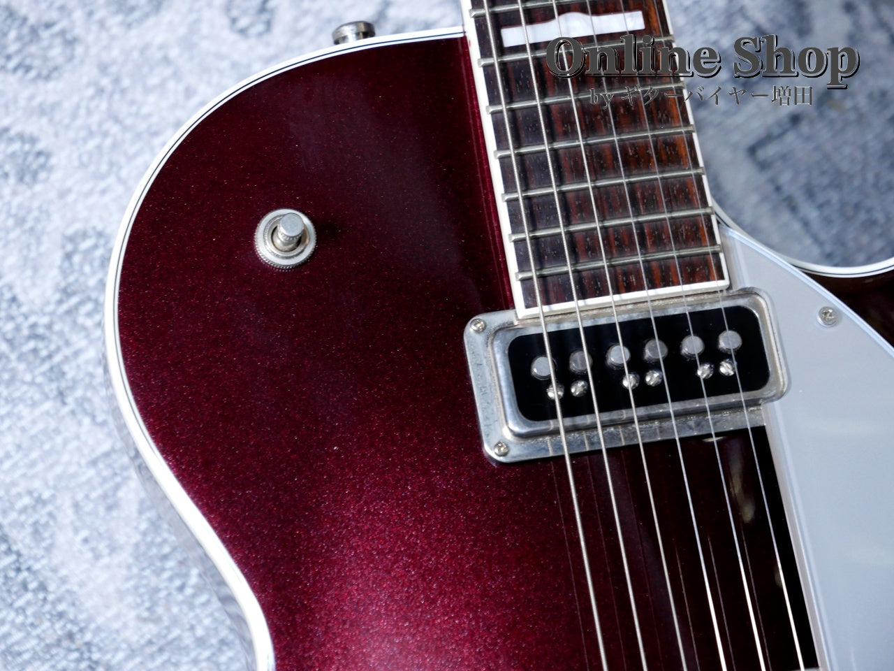 USED 2020 Gretsch G6128T Players Edition Jet DS with Bigsby Dark Cherry Metallic