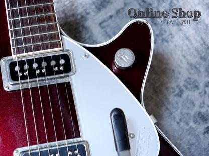 USED 2020 Gretsch G6128T Players Edition Jet DS with Bigsby Dark Cherry Metallic