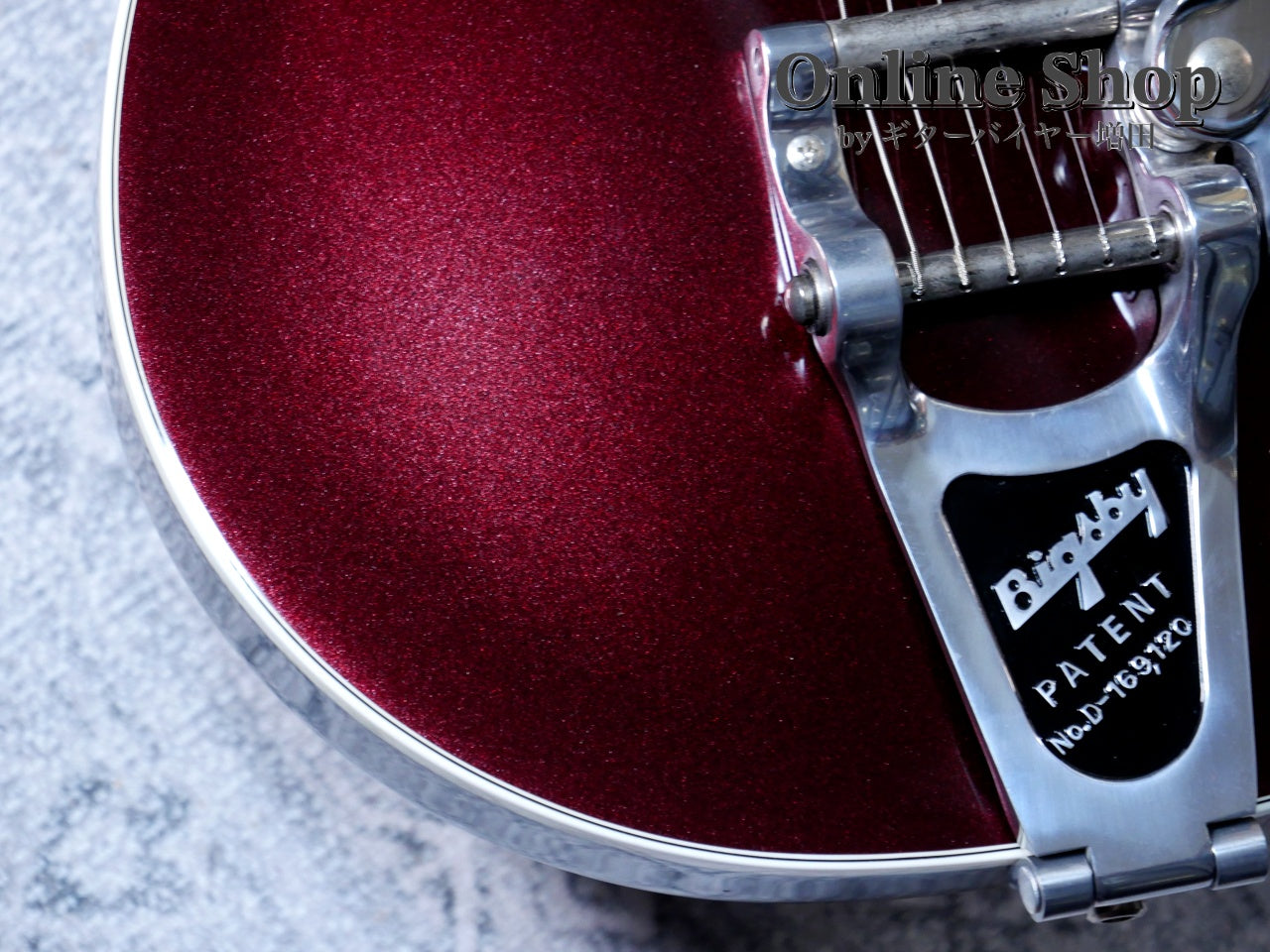 USED 2020 Gretsch G6128T Players Edition Jet DS with Bigsby Dark Cherry Metallic