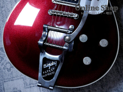 USED 2020 Gretsch G6128T Players Edition Jet DS with Bigsby Dark Cherry Metallic