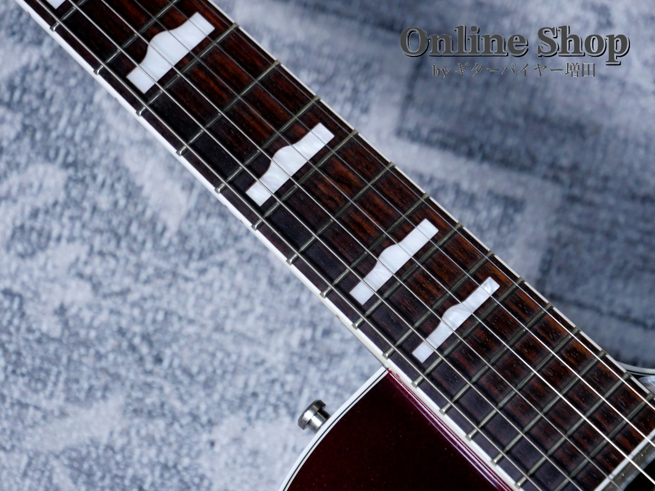 USED 2020 Gretsch G6128T Players Edition Jet DS with Bigsby Dark Cherry Metallic