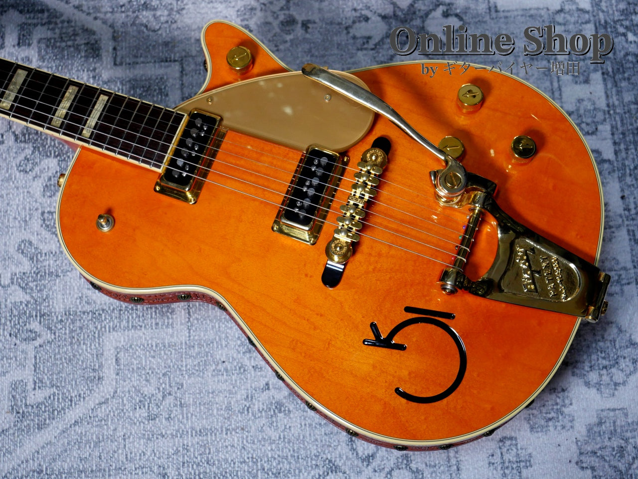 USED 2006 Gretsch G6130W Roundup with Leather Trim Western Maple Stain