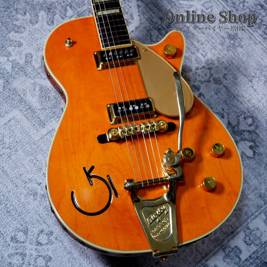 USED 2006 Gretsch G6130W Roundup with Leather Trim Western Maple Stain