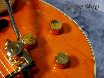 USED 2006 Gretsch G6130W Roundup with Leather Trim Western Maple Stain