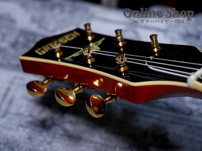 USED 2006 Gretsch G6130W Roundup with Leather Trim Western Maple Stain