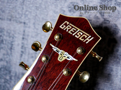 USED 2006 Gretsch G6130W Roundup with Leather Trim Western Maple Stain