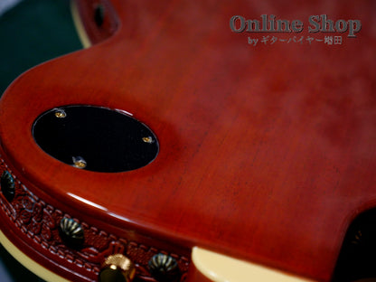 USED 2006 Gretsch G6130W Roundup with Leather Trim Western Maple Stain
