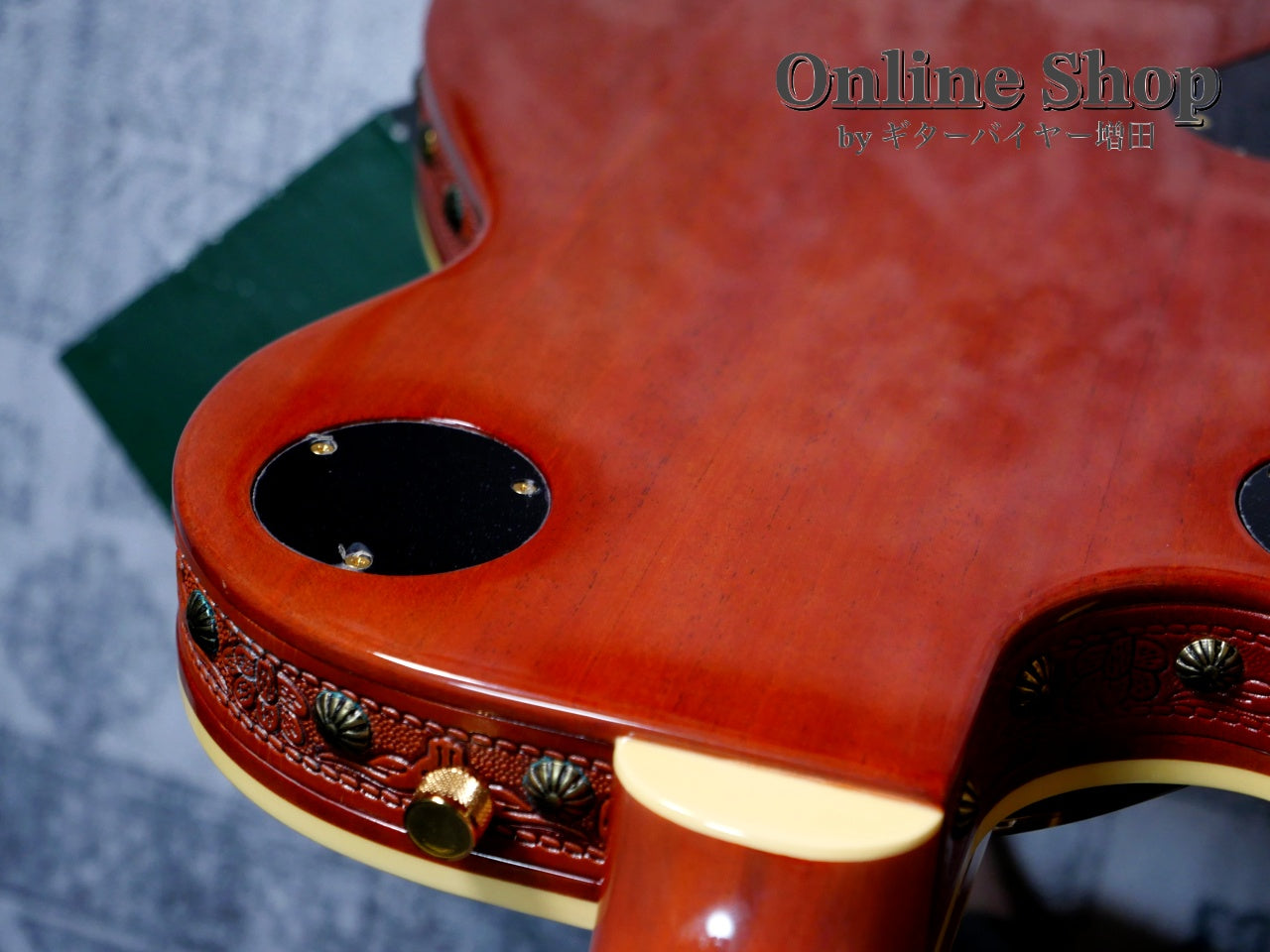 USED 2006 Gretsch G6130W Roundup with Leather Trim Western Maple Stain