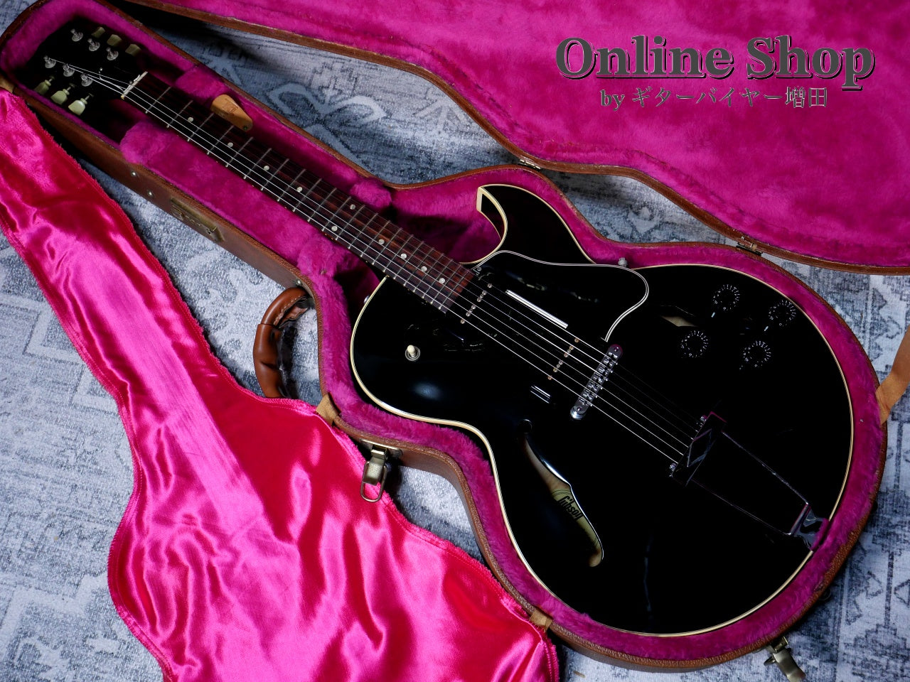 USED 1995 Gibson ES-135 Ebony – ギターバイヤー増田のオンラインショップ