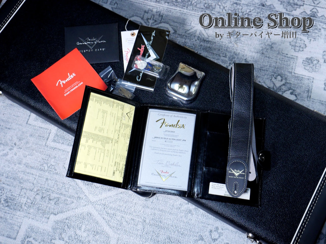 USED 2023 Fender Custom Shop "Wildwood 10" 1959 Telecaster Ultra-Light Journeyman Relic Black