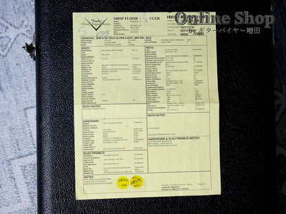 USED 2023 Fender Custom Shop "Wildwood 10" 1959 Telecaster Ultra-Light Journeyman Relic Black