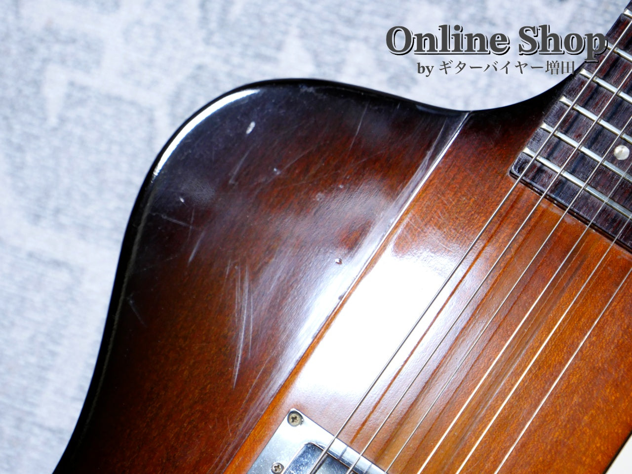 USED 1990 Gibson Custom Shop Edition Firebird Reissue 1PU Vintage Sunburst