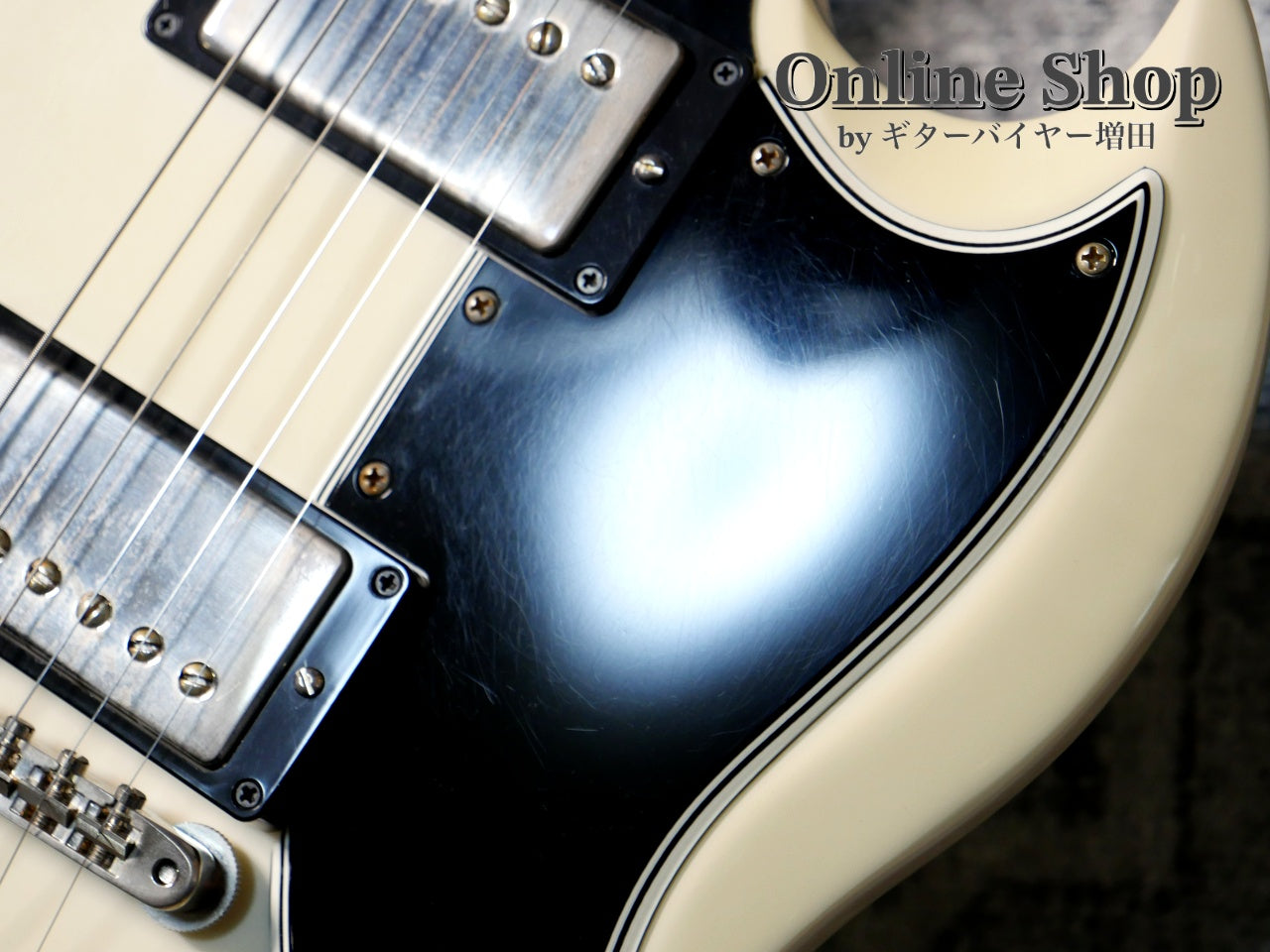 USED 2021 Gibson Custom Shop Historic Collection 1961 SG Standard Reissue Stop Bar Polaris White VOS