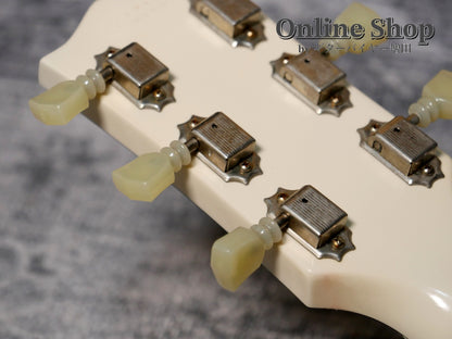USED 2021 Gibson Custom Shop Historic Collection 1961 SG Standard Reissue Stop Bar Polaris White VOS