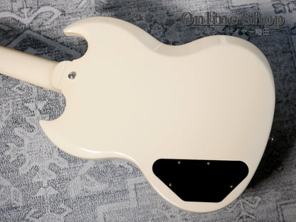 USED 2021 Gibson Custom Shop Historic Collection 1961 SG Standard Reissue Stop Bar Polaris White VOS