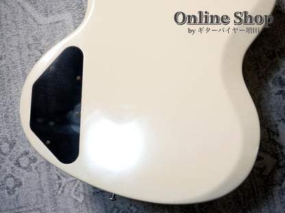 USED 2021 Gibson Custom Shop Historic Collection 1961 SG Standard Reissue Stop Bar Polaris White VOS