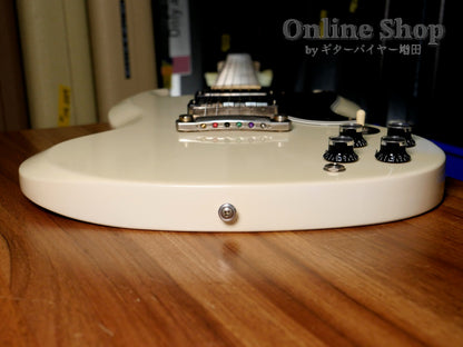 USED 2021 Gibson Custom Shop Historic Collection 1961 SG Standard Reissue Stop Bar Polaris White VOS