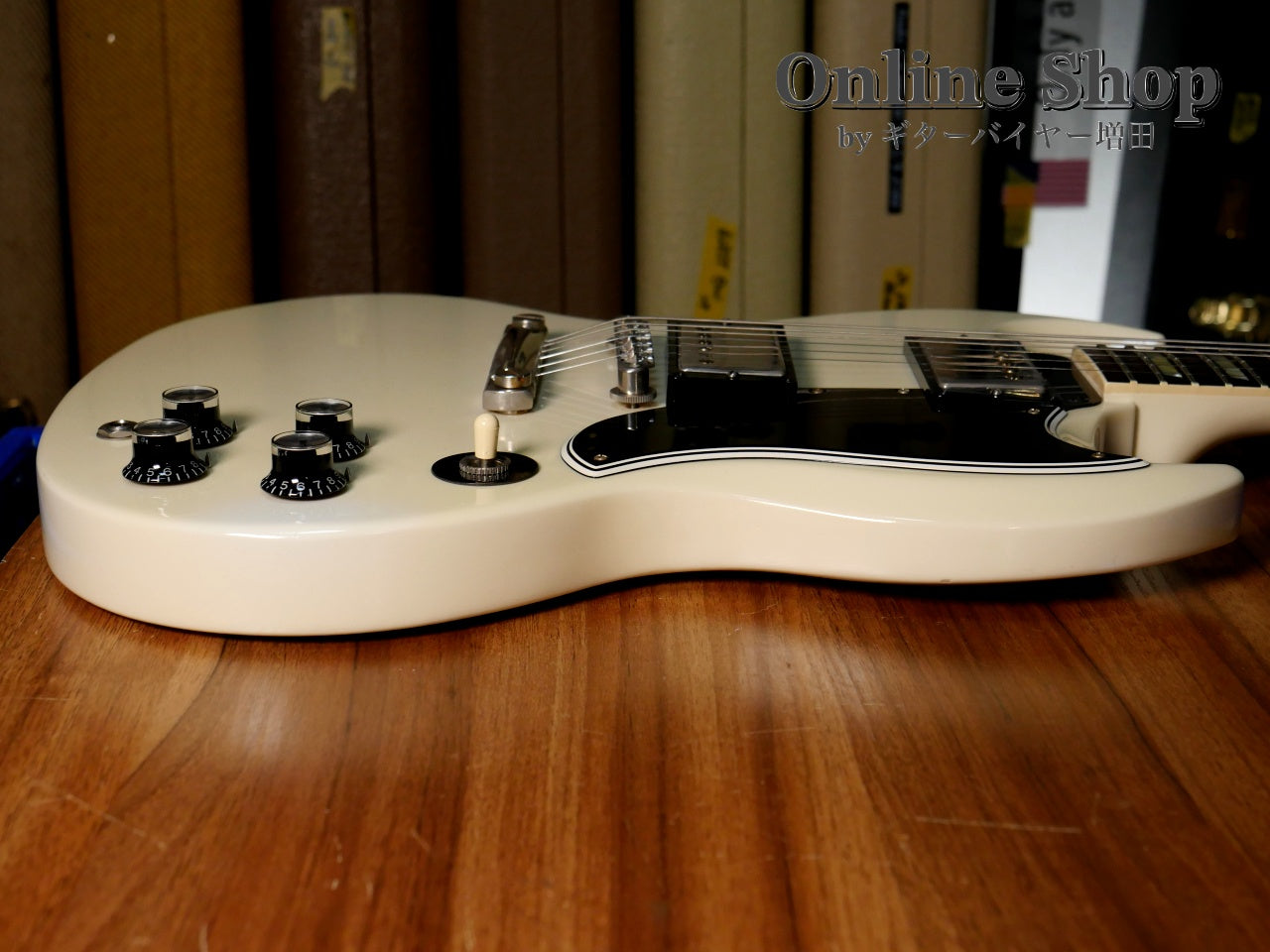 USED 2021 Gibson Custom Shop Historic Collection 1961 SG Standard Reissue Stop Bar Polaris White VOS